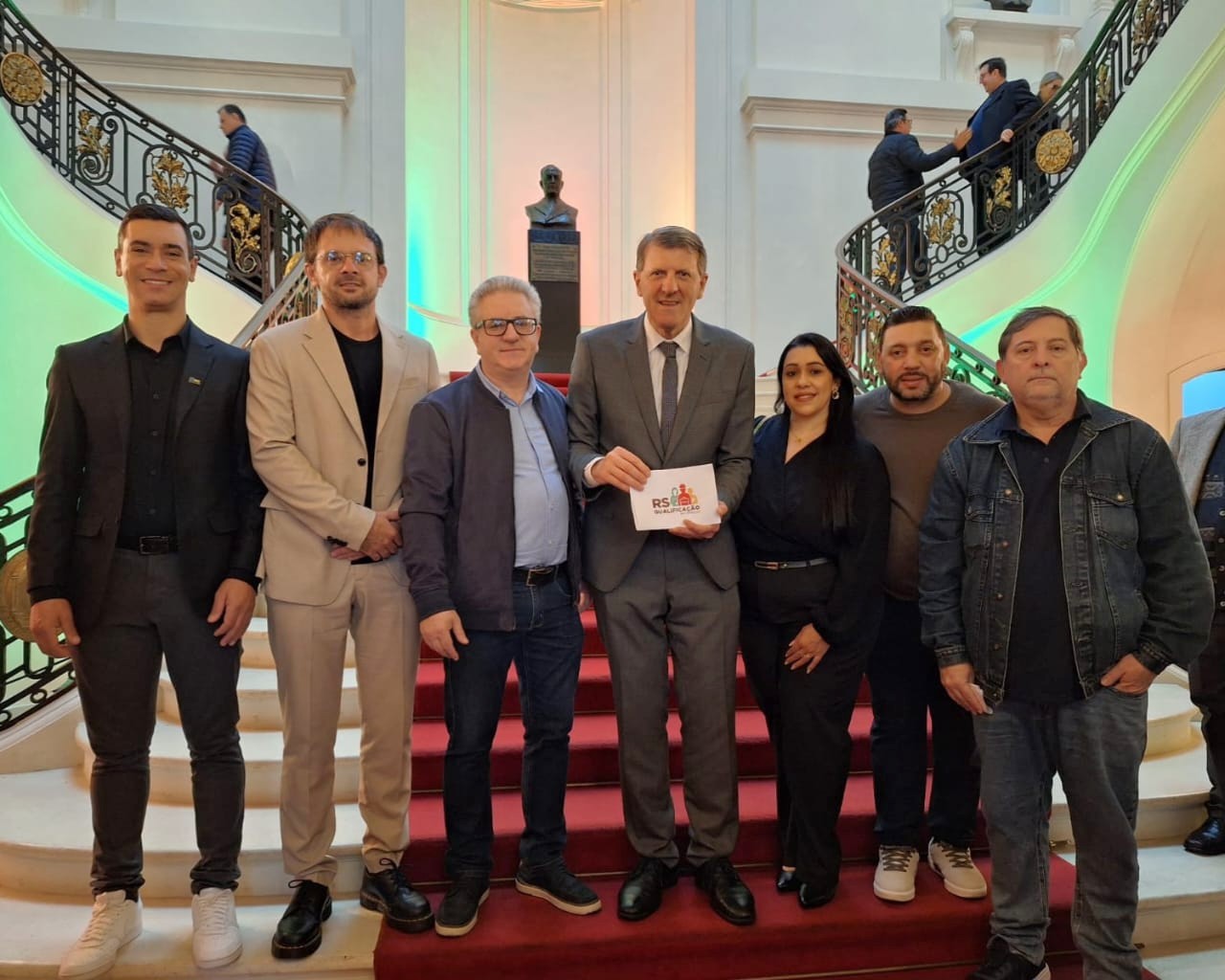 Câmara de Palmeira das Missões participa do lançamento do RS Qualificação Recomeçar