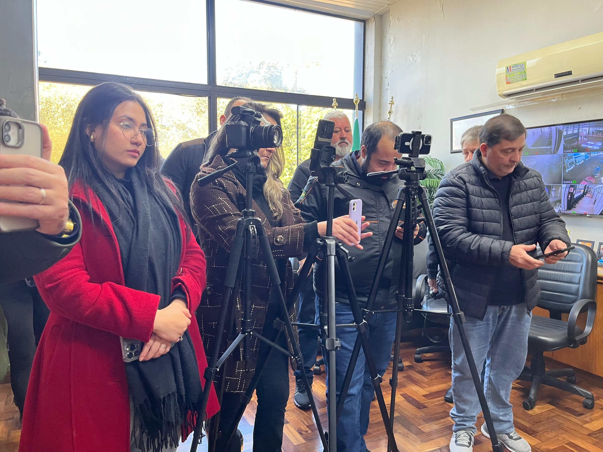 Câmara realiza café com a imprensa para apresentar o projeto “Câmara Itinerante”.