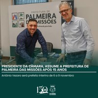 Antônio Vezaro - Prefeito interino de 6 a 9 novembro
