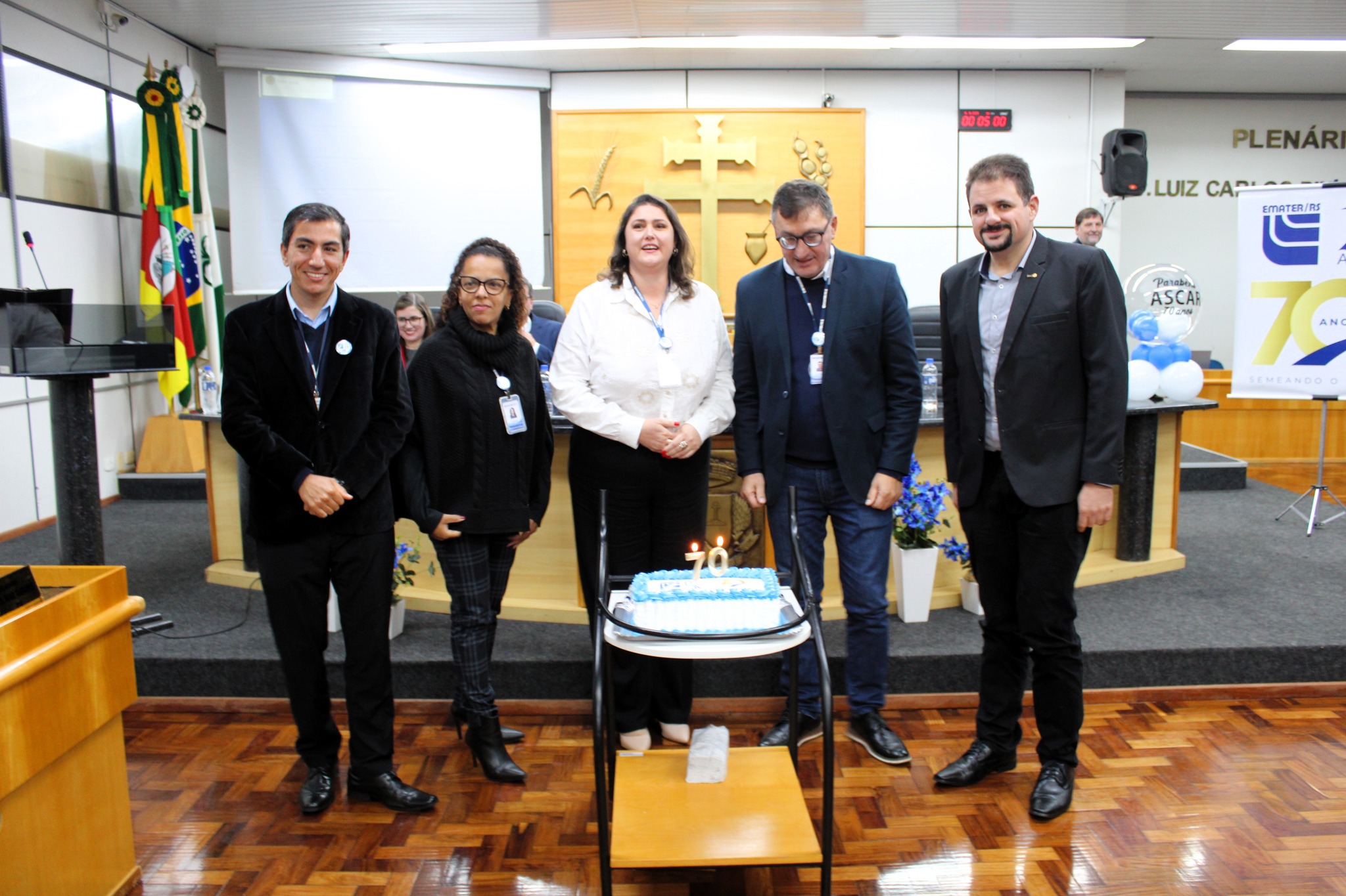 Câmara de Vereadores realiza Sessão Solene em homenagem aos 70 anos da Emater/RS-Ascar