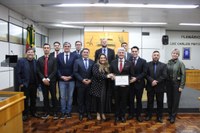 Câmara entrega Título de Cidadão Honorário ao Pastor Luis Flávio Lindner da Silva