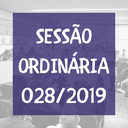 Confira a Ordem do Dia da Sessão Ordinária nº 028/2019