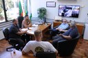 Presidência da Casa se reúne com Supervisor do Estacionamento Rotativo