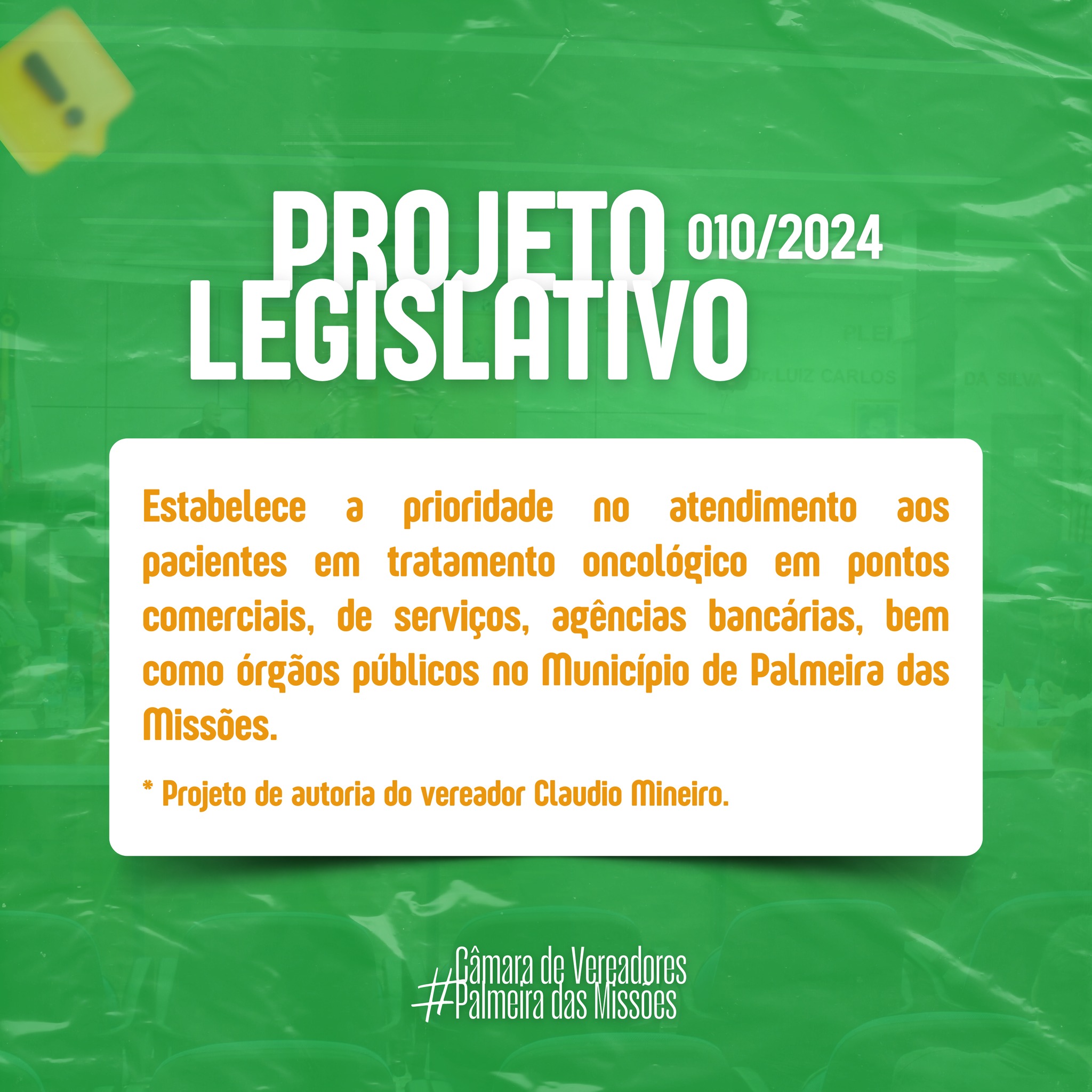 Projeto de Lei Legislativo aprovado
