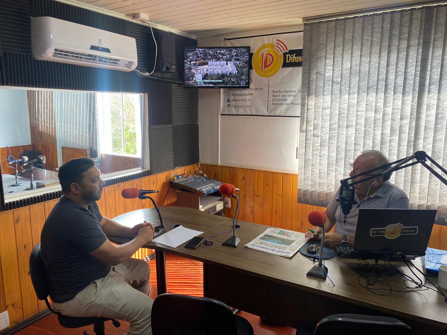 Rádio Difusora entrevista Presidente do Legislativo