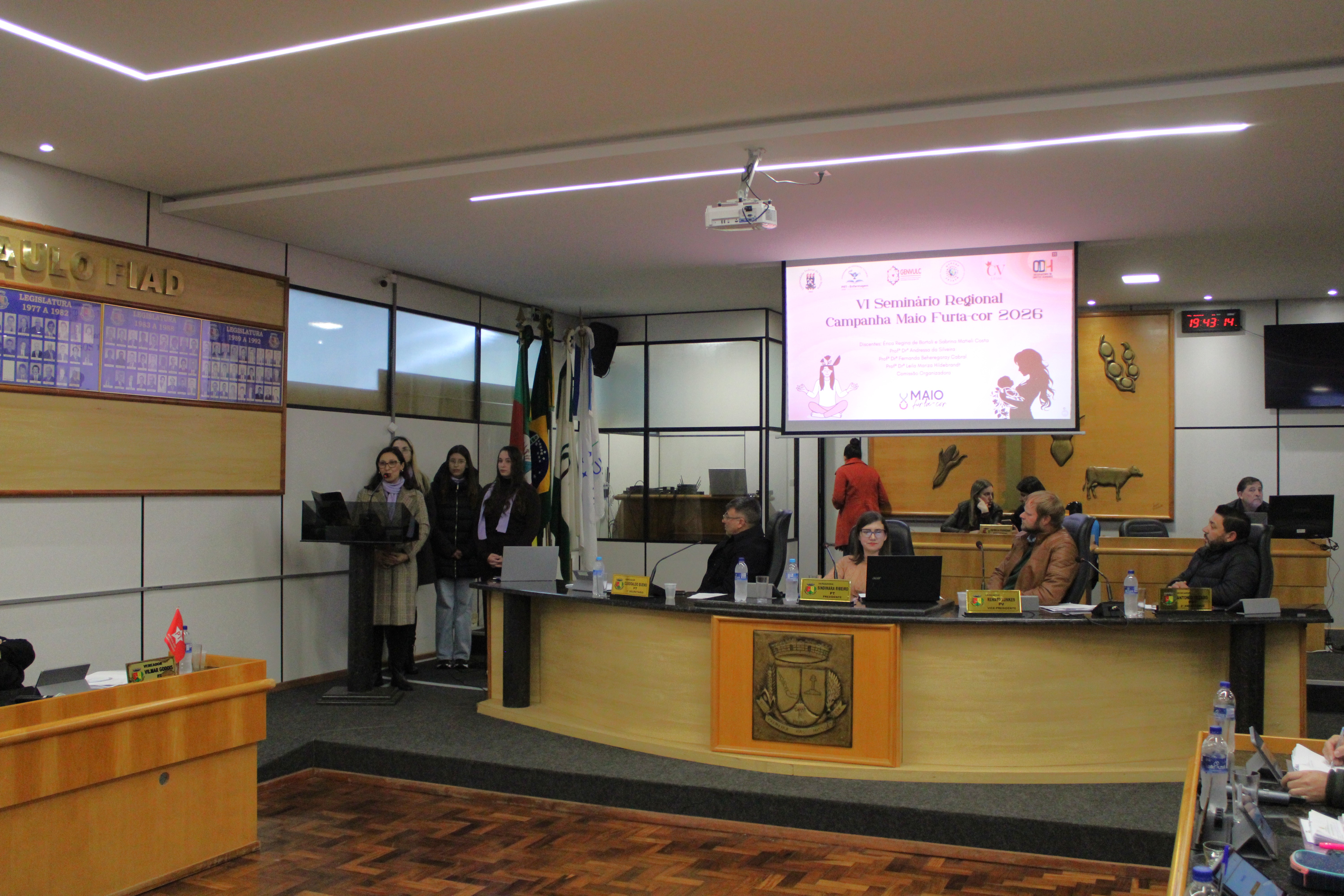 Saúde mental materna e educação técnica pautam participação da comunidade em Sessão Ordinária
