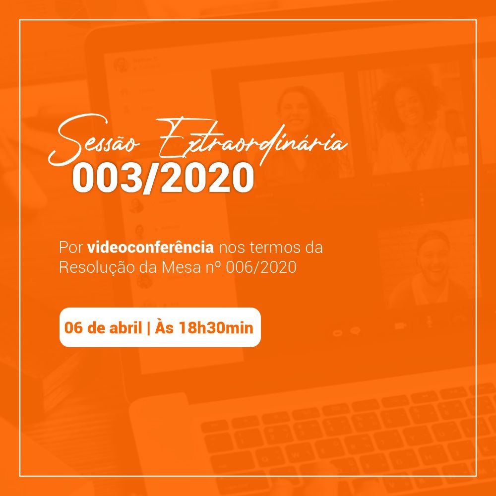 Sessão Extraordinária nº 003/2020