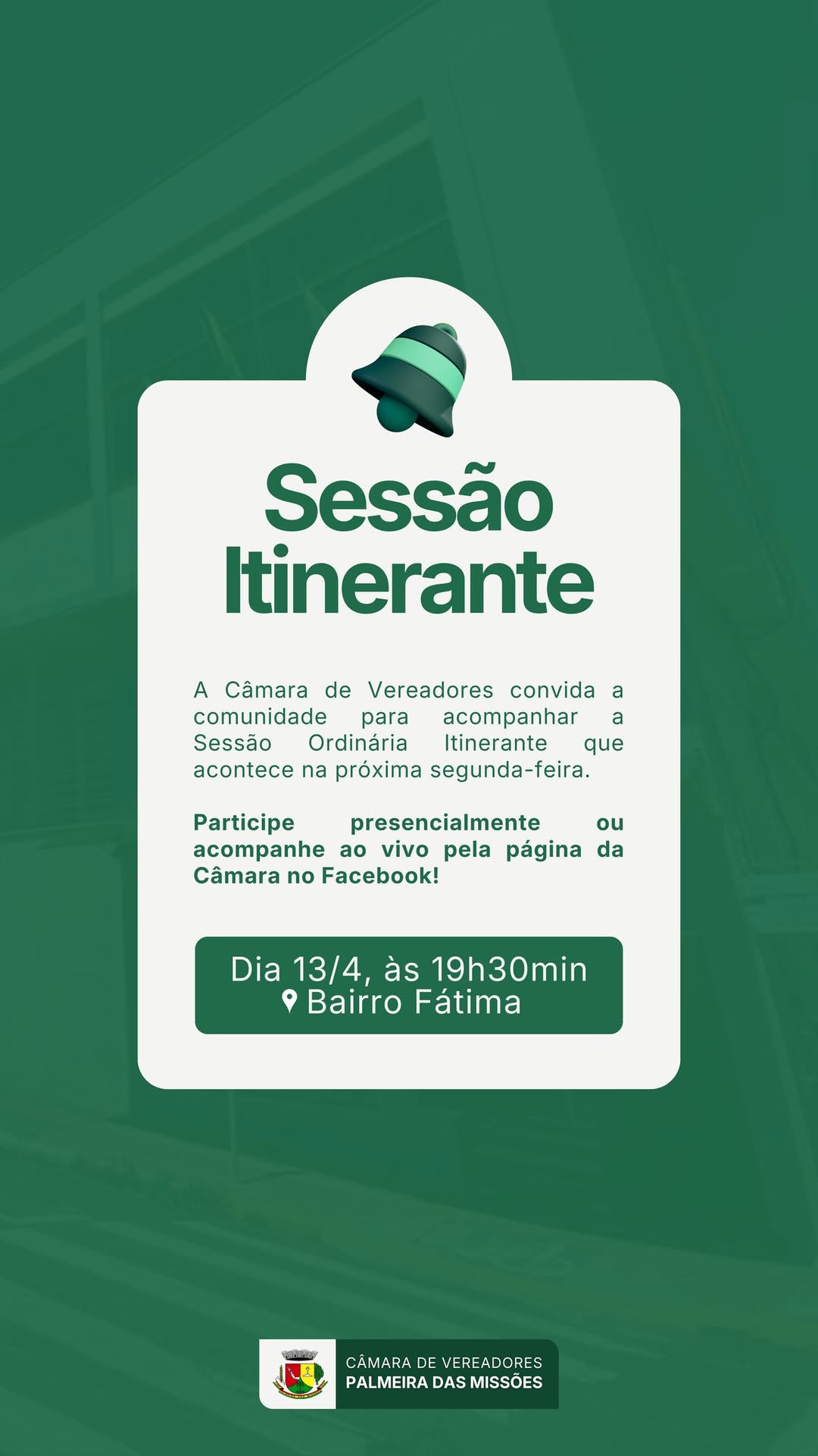 Sessão Ordinária Itinerante