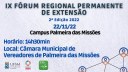 UFSM promove IX Fórum Regional Permanente de Extensão