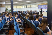 Visita de alunos do Colégio Estadual Três Mártires